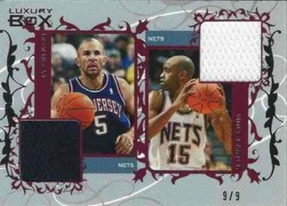 2006 Topps Luxury Box #CDR-KC Courtside Relics Dual Silver /9