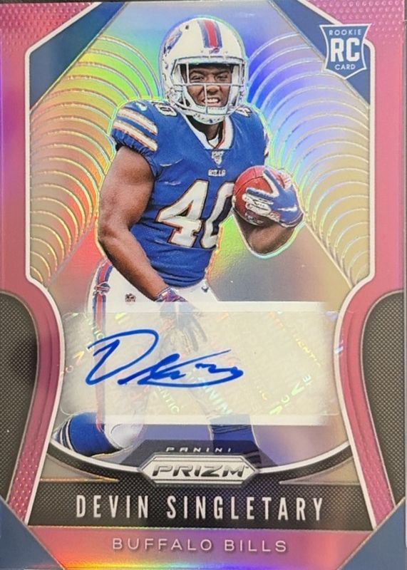 2019 Prizm #335 Rookie Autographs - Pink