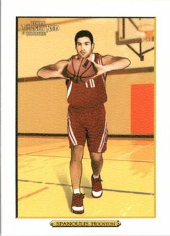 Vassilis Spanoulis 2006 Topps Turkey Red #203 White RAW