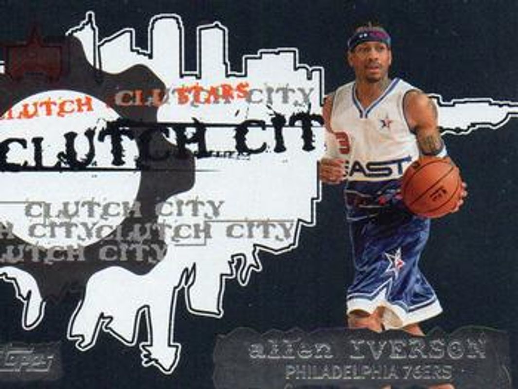 Allen Iverson 2006 Topps #CCS1 Clutch City Stars RAW