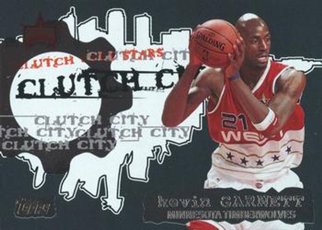 Kevin Garnett 2006 Topps #CCS19 Clutch City Stars RAW