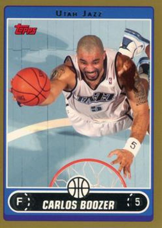 Carlos Boozer 2006 Topps #152 Gold /500 RAW