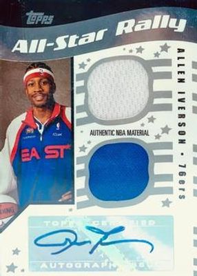 2006 Topps Big Game #ASCRA-AI All Star Rally Relics Dual Autographs /25