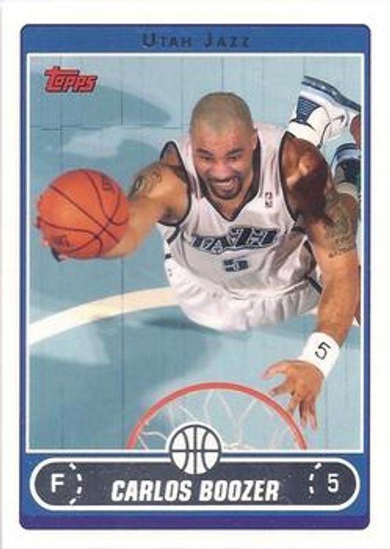 Carlos Boozer 2006 Topps #152 Base RAW