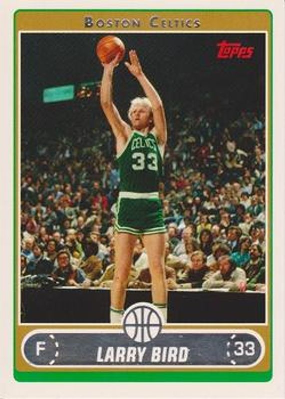 Larry Bird 2006 Topps #33a Base RAW