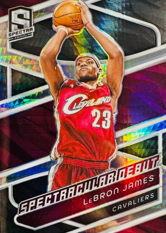 LeBron James 2023 Spectra #179 Spectacular Debut - International PSA 10