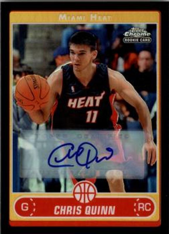 2006 Topps Chrome #181 Autographs - Black Refractor