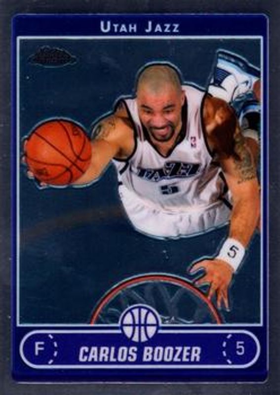 Carlos Boozer 2006 Topps Chrome #82 Base RAW