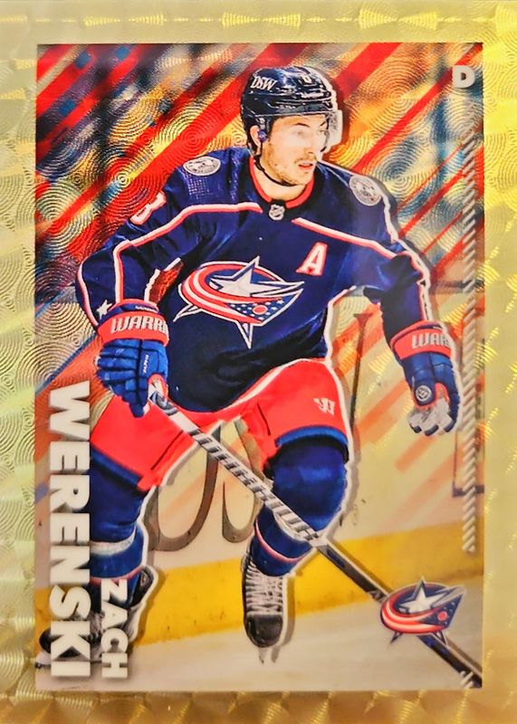 2022 Topps Chrome NHL Sticker Collection #145 Superfractor /1