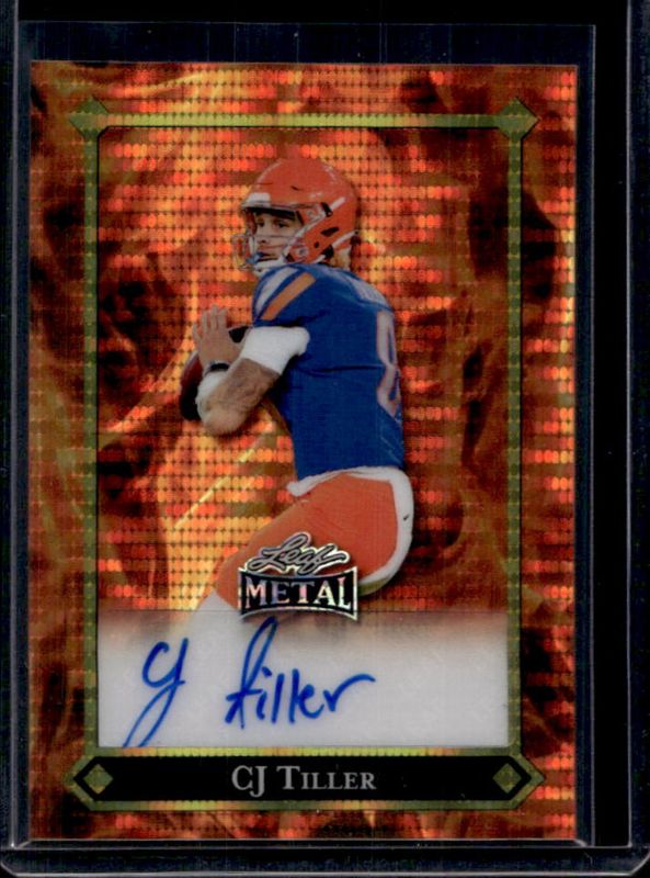 2025 Leaf Metal #92L-CJT 92 Leaf LGR Autographs - Pulsar Fire /1