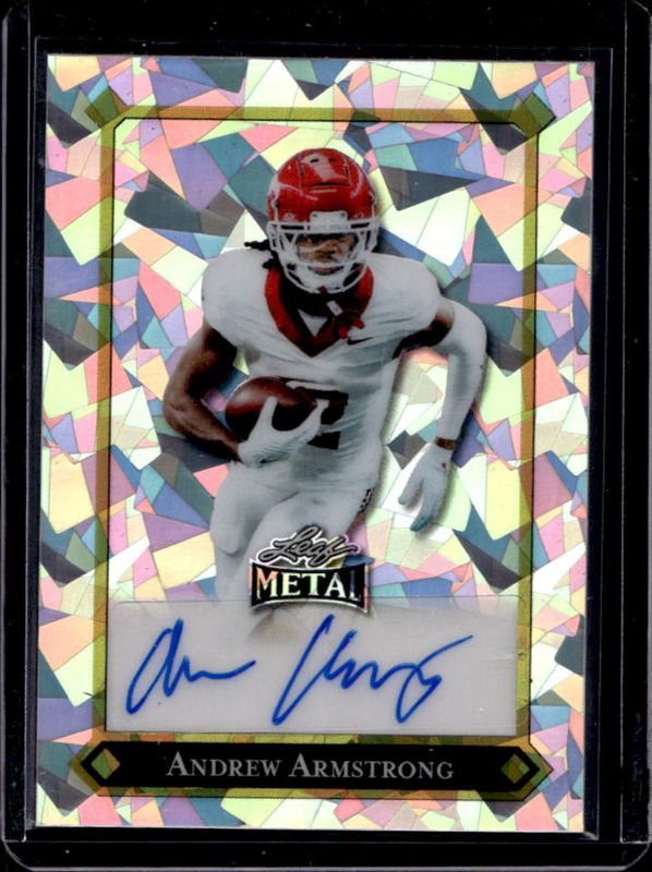 2025 Leaf Metal #92L-AA2 92 Leaf LGR Autographs - Crystals Silver /10