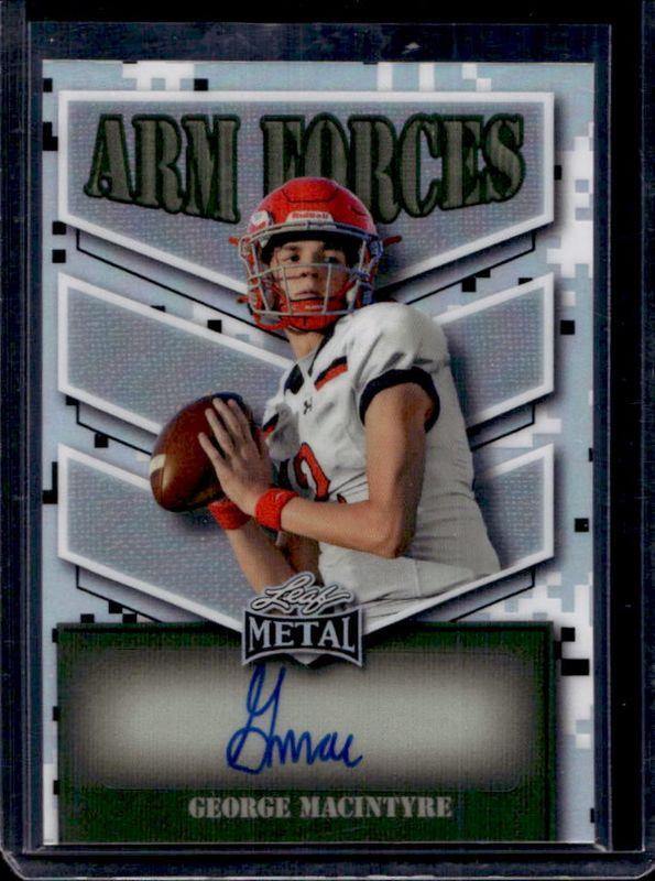 2025 Leaf Metal #AF-GMI Arm Forces - Prismatic Silver /25