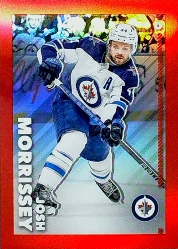 2022 Topps Chrome NHL Sticker Collection #539 Red Refractor /5