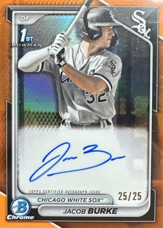 2024 Bowman #CPA-JB Chrome Prospect Auto - Orange Refractor /25 (1st)