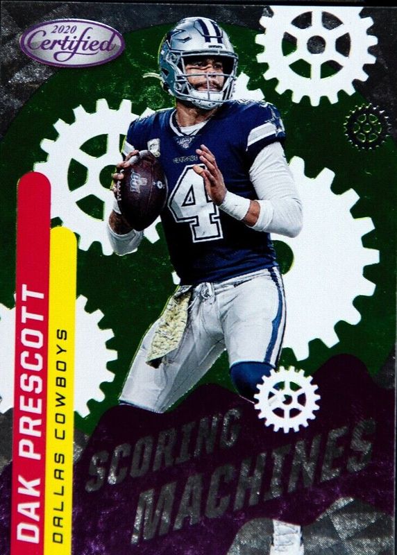Dak Prescott 2020 Certified #SM-22 Scoring Machines /(SSP) RAW