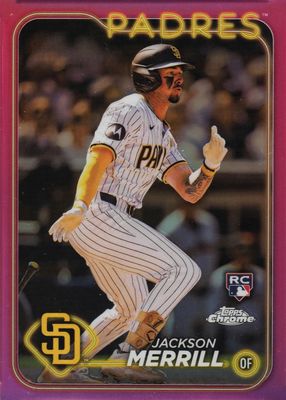 メイソン・マウント　topps chrome 2019-20 RCパラレルカード 2024 Topps Chrome - Jackson Merrill #207 X-Fractor (RC) for