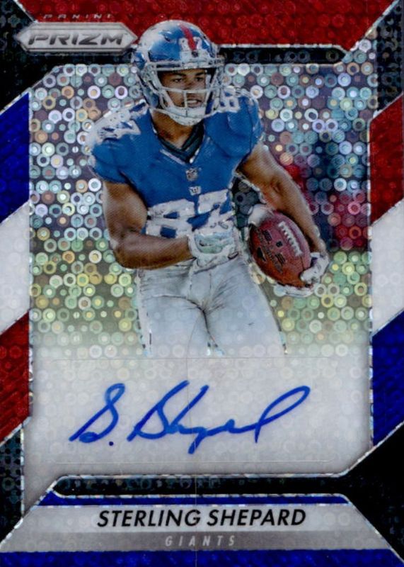 2016 Prizm #RA-SSP Rookie Autographs - Red White Blue Disco