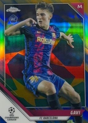Gavi 2021 Topps Chrome UEFA Champions League #25 Base Price