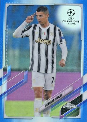 2021 Topps Chrome UEFA Champions League #10 Blue Refractor /150