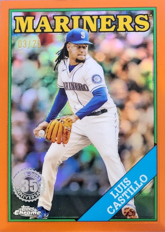 2023 Topps Chrome #88BC-13 1988 Topps Baseball - Orange Refractor /25