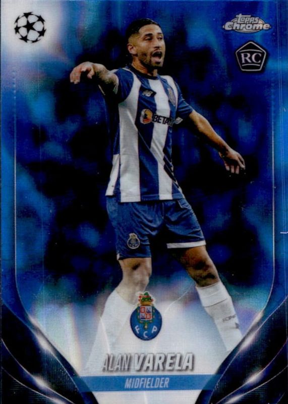 2023 Topps Chrome UEFA Club Competitions #55 Blue Lava Refractor