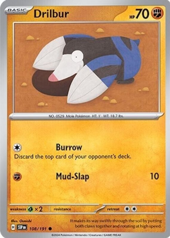 2024 Scarlet & Violet: Surging Sparks #108/191 Base