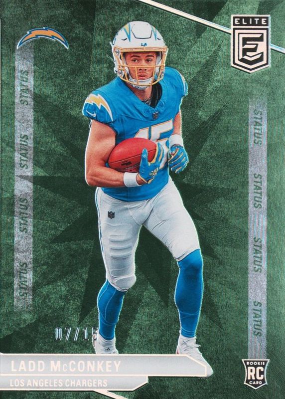 Ladd McConkey 2024 Elite #126 Status (/15) Rookie RAW