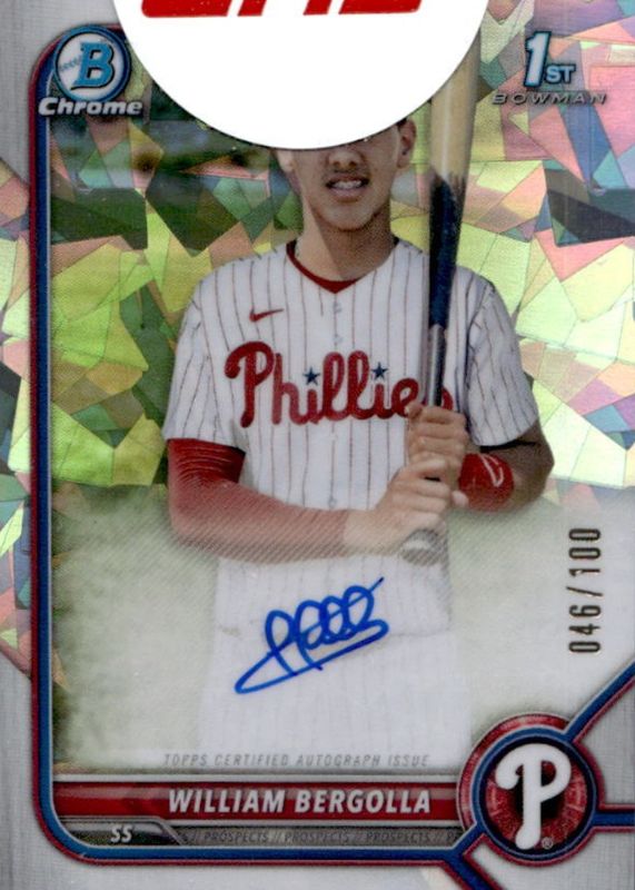 2022 Bowman Chrome #CPA-WB Prospect Auto - Atomic Refractor /100 (1st)