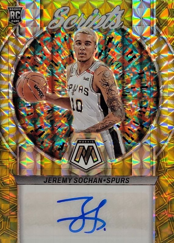 2022 Mosaic #RS-SOC Rookie Scripts - Gold /10