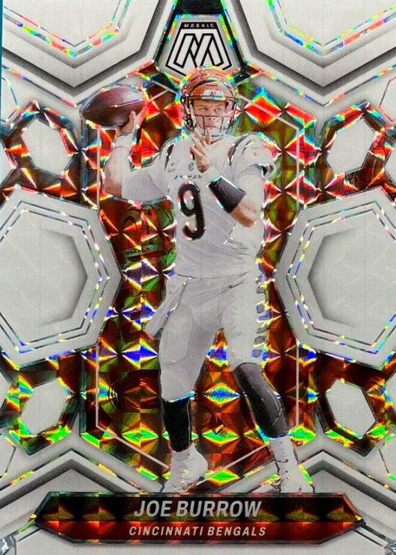 Joe Burrow 2024 Mosaic #43 White /25 SGC 9