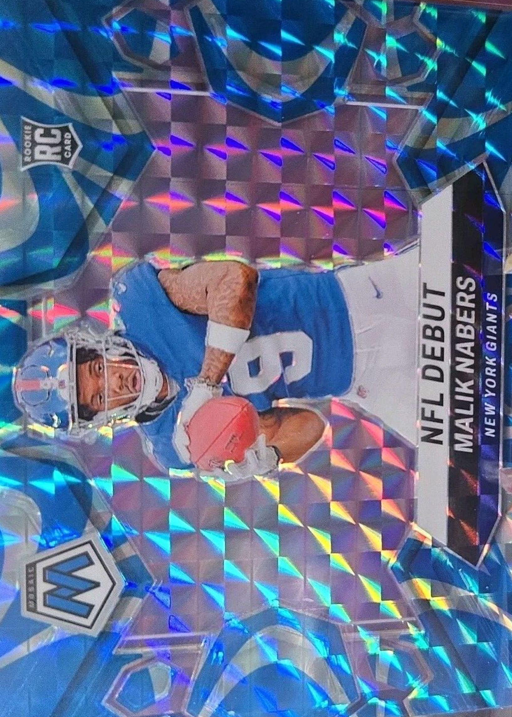 Malik Nabers 2024 Mosaic #284 NFL Debut - Reactive Blue Price