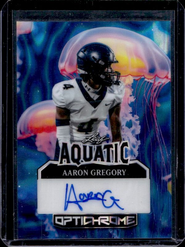 2025 Leaf Optichrome #A-AG1 Aquatic Autographs - Lava Blue /1