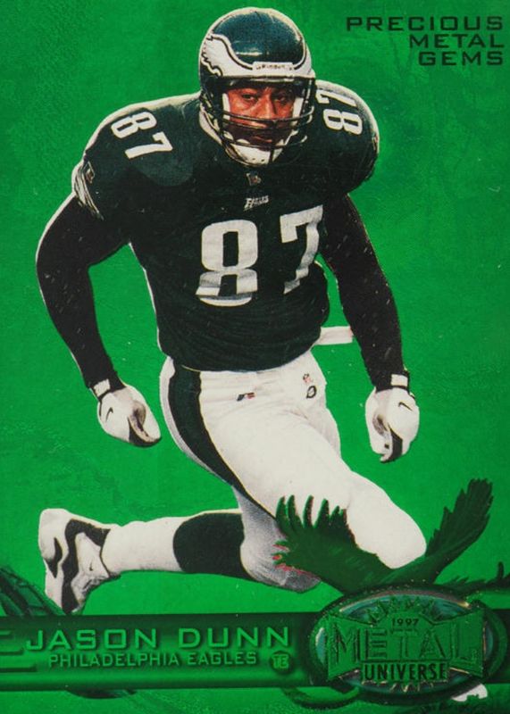 1997 Metal Universe #106 Precious Metal Gems Green /15