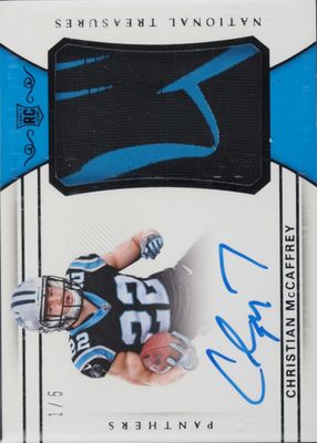 2017 National Treasures #181 Rookie Patch Auto - Black /5