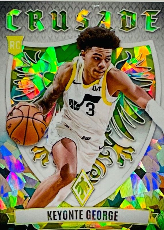 Keyonte George 2023 Phoenix #20 Crusade - White Ice Phoenix /125 Rookie RAW