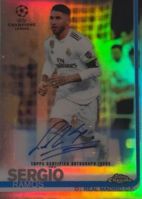2018 Topps Chrome UEFA Champions League #75 Autographs