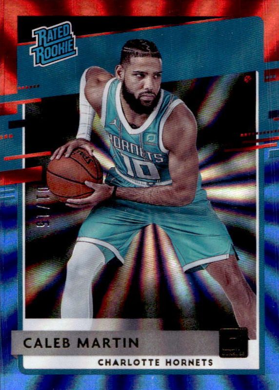 Caleb Martin 2020 Donruss #212 Red & Blue Laser /15 Rookie PSA 10