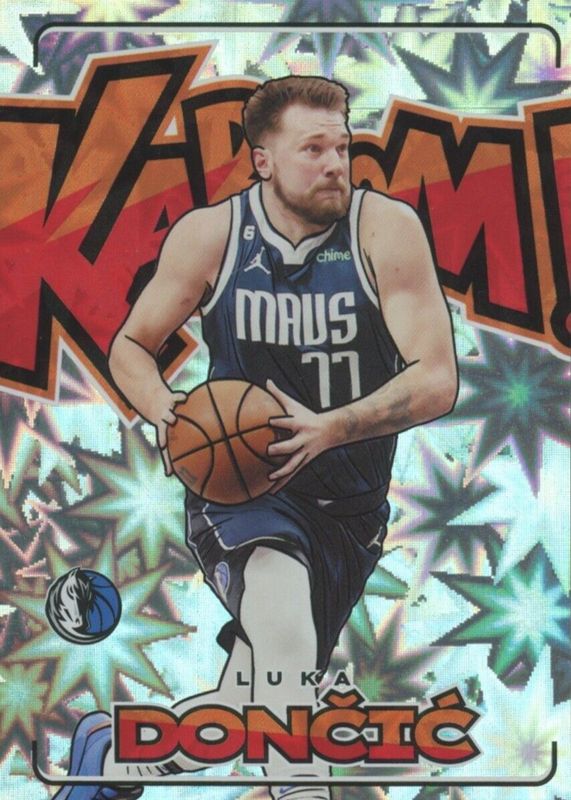 Luka Doncic 2023 Crown Royale #12 Kaboom! RAW