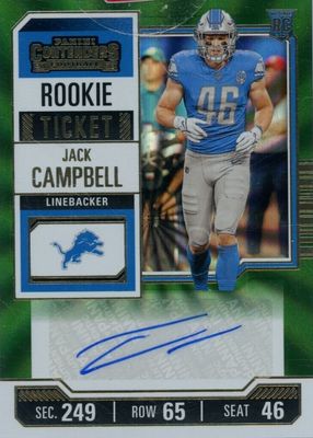 2023 Contenders #241 Rookie Ticket Auto - Opening Kickoff Ticket