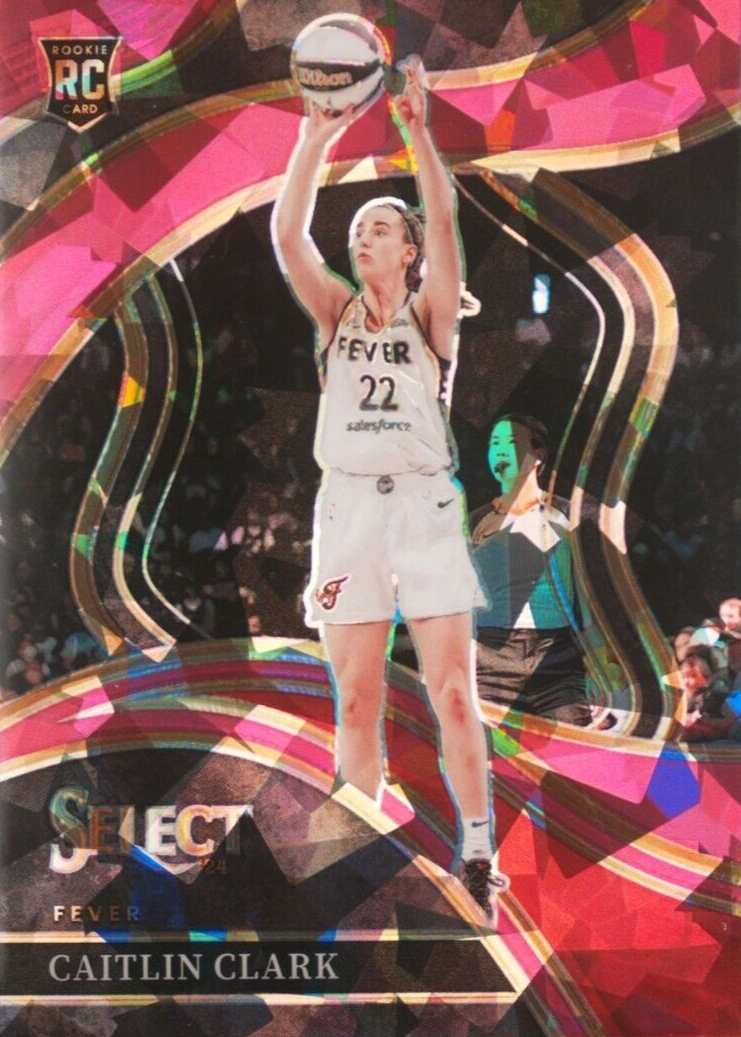 Caitlin Clark 2024 Select WNBA #218 Courtside Pink Ice Price Guide
