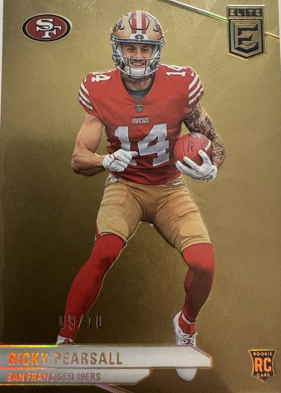 Ricky Pearsall 2024 Elite #146 Gold /10 Rookie RAW