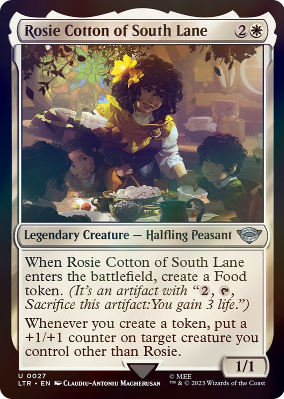 Rosie Cotton of South Lane 2023 The Lord of the Rings: Tales of Middle-Earth #27 Foil RAW TCG (NEAR MINT)