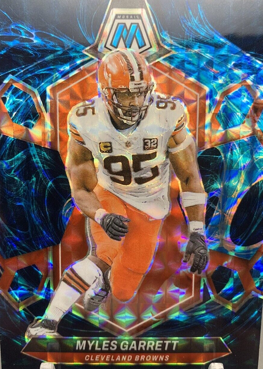 Myles Garrett 2024 Mosaic #55 Genesis /(SSP) Price Guide - Sports