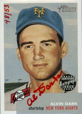 2002 Topps Heritage #RO-AD Real One Autographs - Red Ink /53