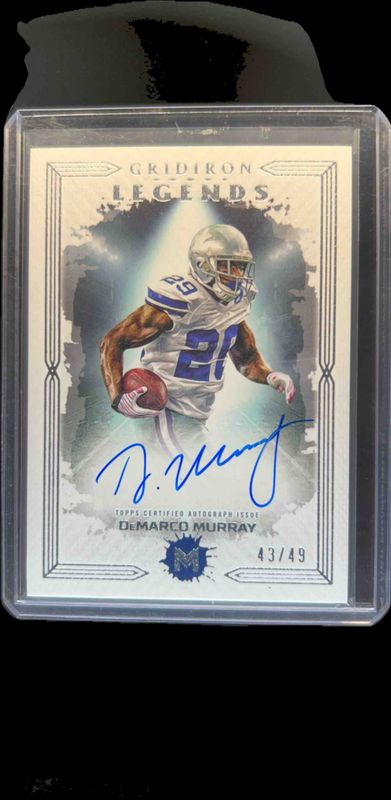 2023 Topps Motif #GIL-DEM Gridiron Legends Signatures