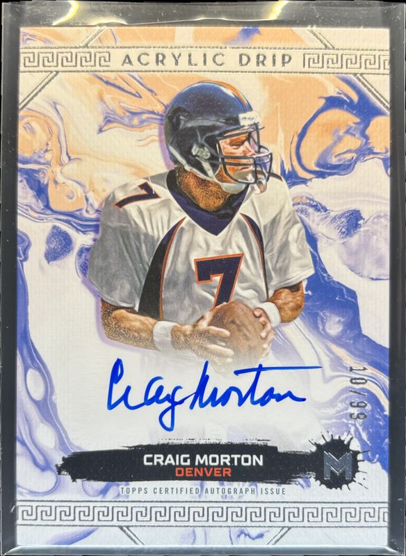 2023 Topps Motif #AD-CM Acrylic Drip Autographs /99