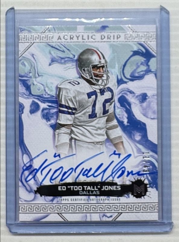 2023 Topps Motif #AD-ETTJ Acrylic Drip Autographs /99