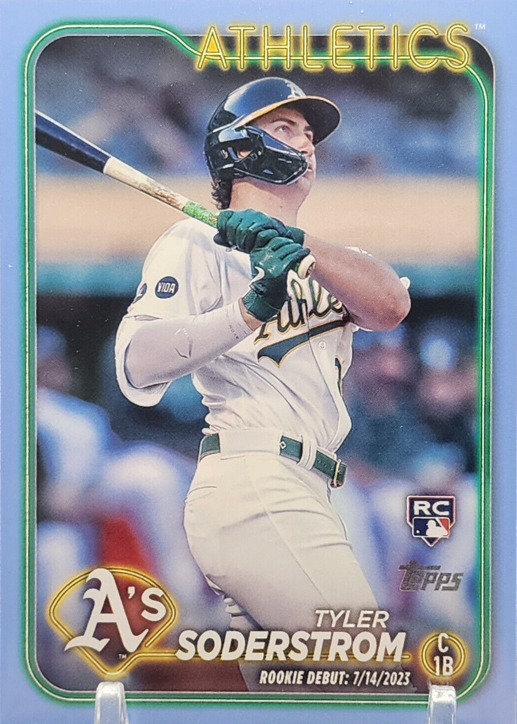 Tyler Soderstrom 2024 Topps Update #US116 Rookie Debut - Father's Day ...