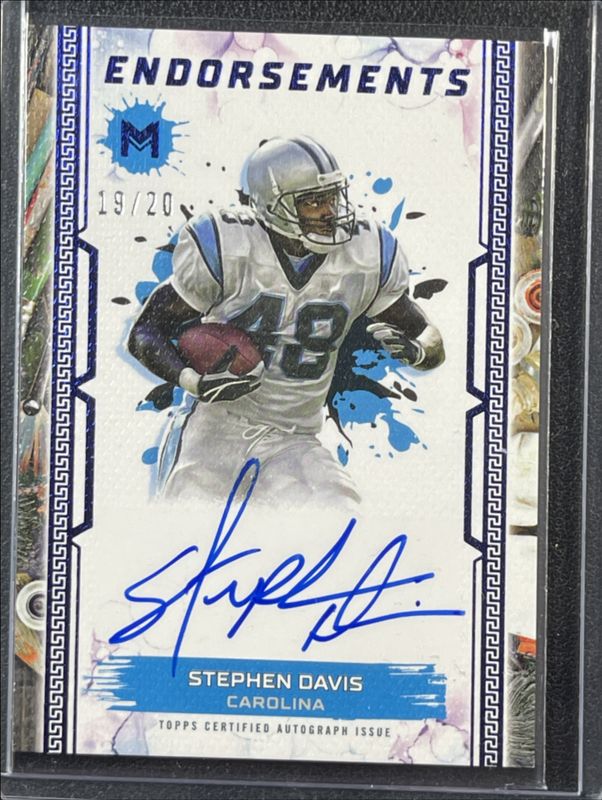 2023 Topps Motif #ME-SD Motif Endorsements Autographs - Ultramarine Blue /20