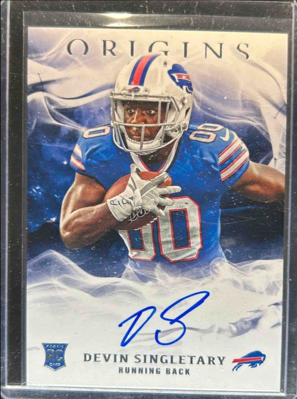Devin Singletary 2019 Origins #RA-DS Rookie Autographs RAW